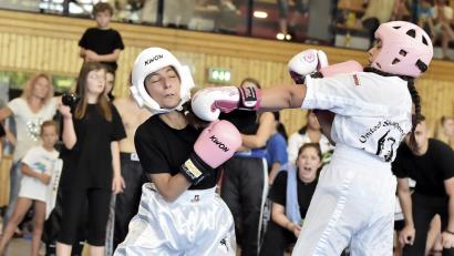 Bild: zg
Süddeutsche Meisterschaft im Kickboxen in Amberg.