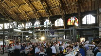 Bild: exb
Ein Höhepunkt der überregionalen Fachtagung war der Hüttenabend in der denkmalgeschützten Glashütte.