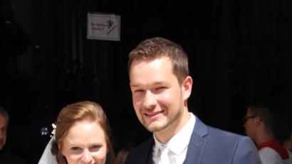 Bild: kro
Tamara und Alexander Bauer feierten Hochzeit in der Basilika.