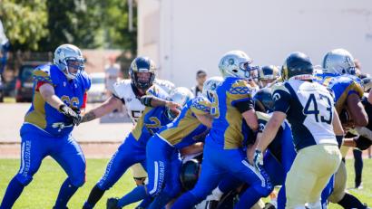 Bild: Kestler
Den Weiden Vikings ist nach dem Sieg in Nürnberg der zweite Platz in der Landesliga Mitte nicht mehr zu nehmen.
