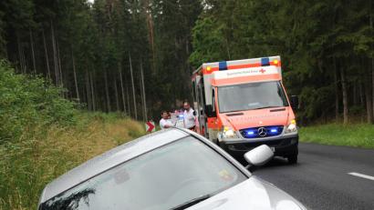 Bild: gfr
Ein BMW ist am Dienstagnachmittag bei Köfering von der Straße abgekommen.