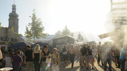 Bild: Petra Hartl
Abendstimmung auf dem Bergfest in Amberg.