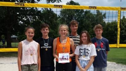 Bild: (exb)
Das erfolgreiche Team (von links): Lucy Riß (8a), Marco Nanka (10b), Lisa Großmann (9a), Julian Zoll (9b), Alina Dotzler (8a) und Jonathan Helm (8c).