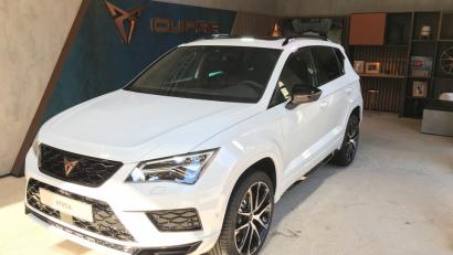 Bild: Michael Ascherl
Der Ateca ist der erste Wagen mit dem Cupra-Logo, ein Power-SUV mit 300 PS.