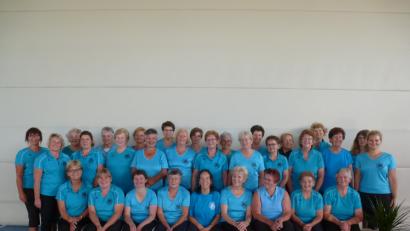 Bild: bk
DIE TSG freut sich über die neue Übungsleiterin Melanie Tafelmeyer (rechts).