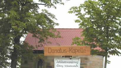 Bild: SCHE
Die Donatuskapelle am Ortsrand von Aschach lädt für diesen Sonntag zum Gebet und Verweilen ein