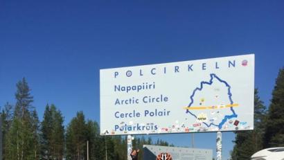 Bild: Wolfgang Stöckl
Wolfgang Stöckl am Polarkreis.