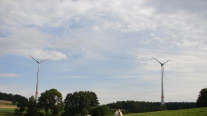 Bild: Uli Piehler
Seit etwa zwei Wochen stehen die Windräder in Witzlricht still.