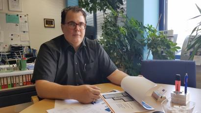 Bild: doz
Michael Mändl, der Leiter des Berufsbildungszentrums, stellte den Berufserlebnistag vor, der am Freitag, 20. Juli, über die Bühne geht.