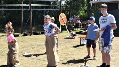 Bild: rgr
Für die Kinder gab es beim Kolping-Sommerfest eine Spielstraße.