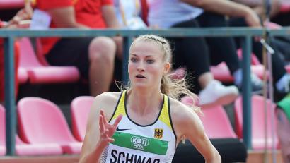 Bild: Iris Hensel
Weltmeisterin: Gold für Corinna Schwab in der 4x100-Staffel.
