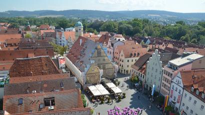Bild: Kunz
Mit einem Flashmob versuchte St. Michael die Kirchenvorstandswähler zu mobilisieren. Bild: Kunz