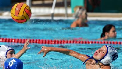 Bild: btg
Vollen Einsatz zeigten die Nachwuchs-Wasserballer beim Allianz-Vorsatz-Cup im Weidener Schätzlerbad.