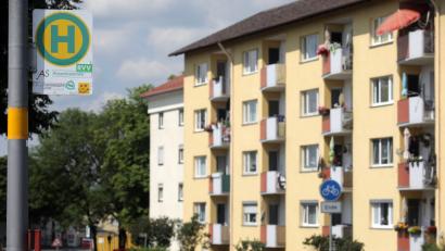 Bild: Wolfgang Steinbacher
Das Bergsteigviertel ist geprägt von Mietwohnungen, die in den Wirtschaftswunder-Zeiten entstanden sind. Die Bewohner dort sind mit ihren Wohnungen gealtert, so dass Barrierefreiheit an den Bushaltestellen ein nicht zu unterschätzendes Thema darstellt.