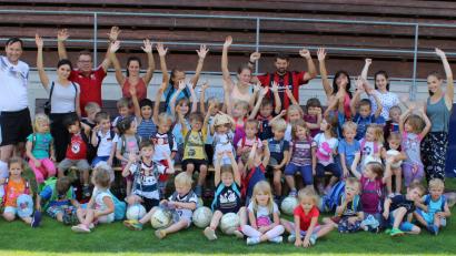 Bild: exb
Auch nach dem Sport sind die Kinder begeistert.