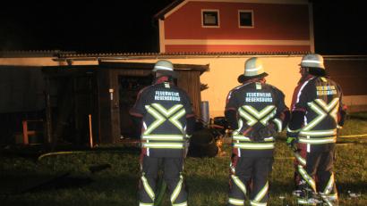 Bild: Auer, Alexander
Bei dem Brand eines Schuppens in Keilberg wurde niemand verletzt.