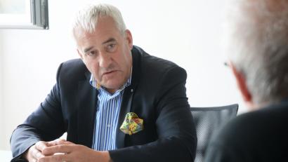 Bild: Schönberger
Ludwig Spaenle im Gespräch mit Oberpfalz-Medien