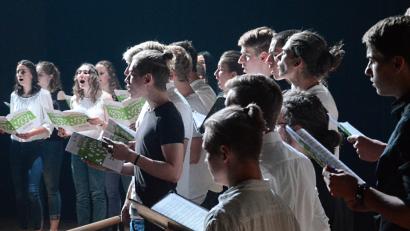 Bild: Kunz
Egal ob großer oder kleiner Chor. Die Arrangements waren großartig. Bild: Kunz