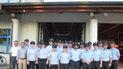 Bild: bk
Die erfolgreichen Prüflinge der Feuerwehr.