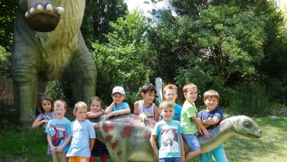 Bild: njn
Viel Spaß haen die Regenbogenkinder im Urweltmuseum in Bayreuth.