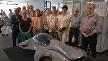 Bild: jr
Die Besucher der Vernissage staunten nicht schlecht über die präsentierten Schülerarbeiten.