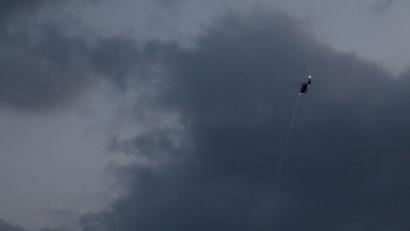 Bild: Jürgen Masching
Zur Fahndung hat die Polizei auch einen Hubschrauber angefordert.