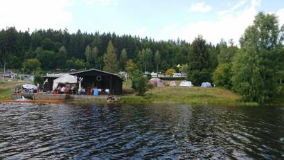 Bild: myd
Ob beim Wandern oder Schwimmen im Gaisweiher: Der Wasserwachtnachwuchs hatte bei Zeltlager der Kreiswasserwachtjugend viel Spaß.