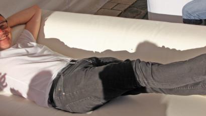 Bild: kro
Zurücklehnen und entspannen darf sich für einen Moment Bernd Sommer: Der Waldsassener Bürgermeister feiert am Mittwoch 50. Geburtstag.