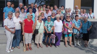 Bild: dob
Die Krebsselbsthilfegruppe war vier Tage rund um Dresden unterwegs. Natürlich wurde sich auch über die Krebstherapien und -forschungen am Universitätsklinikum informiert.