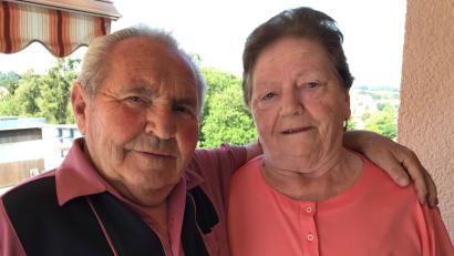 Bild: mef
Traudl und Karl Neuber feiern diamantene Hochzeit.