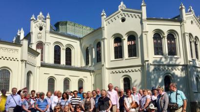 Bild: eib
Auch der Besuch des Tachauer Schlosses stand auf dem Programm.