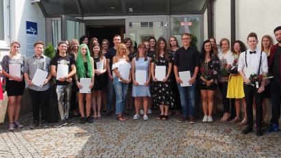 Bild: Bühner
Die Absolventen des Jahrgang 2018 an den Fremdsprachenschulen.
