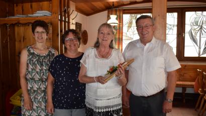 Bild: wku
Von links: Heidi Ziegler, Elke Kopp, Nanny Leuveld und Bürgermeister Hans Koch.