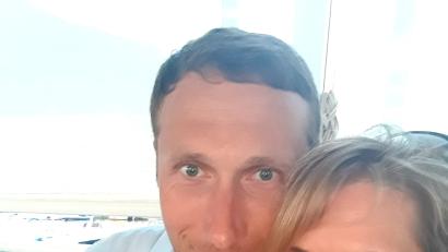 Bild: Kathrin Schäffler
Kathrin Schäffler und Michael Zwack während ihres Urlaubs in Süditalien.