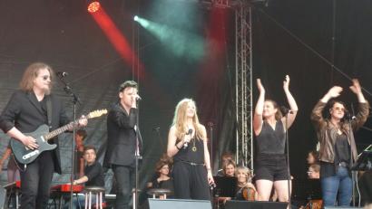 Bild: Amann
Überzeugen in vorderster Reihe der Show: (von links) Martin Strasser, Markus Engelstädter, Lisa Wahlandt, Lisa Stadler und Steffi Denk.