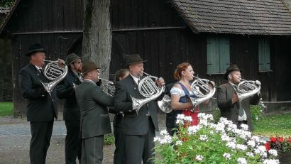 Bild: exb
Die Bläsergruppe "Corni di Egra" beim Wettbewerb in Dinkelsbühl.