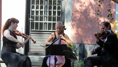 Bild: Holger Stiegler
Das Pro-Arte-Trio präsentiert sich äußerst facettenreich bei den Wurzer Sommerkonzerten.