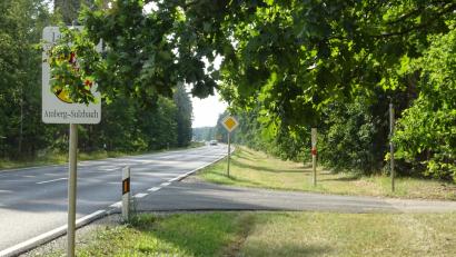 Bild: hou
Zwischen Wald und Staatsstraße würde der Radweg vom Bahnhof Freihöls bis zur Autobahnüberführung verlaufen. Ein Lückenschluss gewissermaßen, der nun offenbar daran scheitert, dass einer von mehreren Grundeignern nicht verkaufen will.
