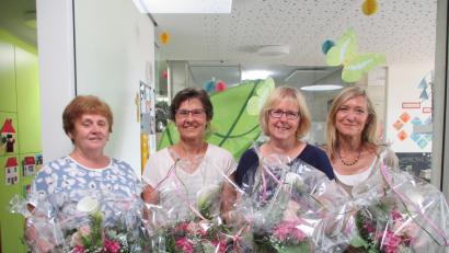 Bild: xs
Von links nach rechts: Ella Merkl (25 Jahre), Doris Murr (15 Jahre), Maria Hösl (30 Jahre) , Veronika Mühlhofer (35 Jahre).