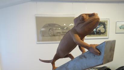 Bild: ubb
Stark: Bei diesem Gecko war Vorgabe, dem Werkstoff Plastilin Ausdruck zu verleihen.