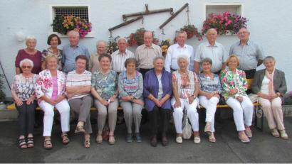 Bild: is
Der Jahrgang 38, Leut aus bestem Holz trafen sich zum Klassentreffen.