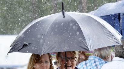 Bild: Ziegler
Mit einem Regenschauer ist momentan immer zu rechnen.
