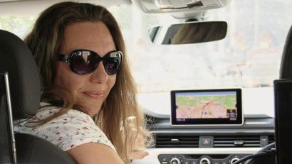 Bild: OTH Amberg-Weiden
Frau macht Strecke: Ingenieurin Heike Lepke arbeitet an der OTH als Software-Entwicklerin in der Automobiltechnik und ist auch Testfahrerin für das neue Projekt am Amberger Campus.