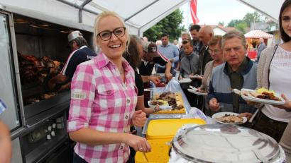 Bild: ral
Sau am Spieß wieder die Attraktion gleich zu Beginn am Samstagabend.