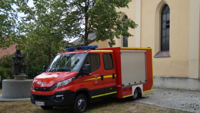 Bild: rkp
Das neue Fahrzeug der Feuerwehr Kulz erhält am 14. August den kirchlichen Segen.