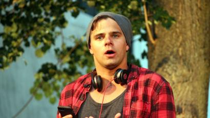 Bild: Holger Stiegler
Josef Ellers verkörpert einen modernen Werther in einer modernen Welt, aber mit Originaltexten von Goethe.