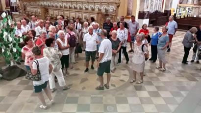 Bild: hai
Interssant ist die Führung durch die Ebracher Klosterkirche