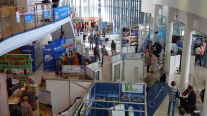 Bild: exb
Blick in die Baumesse des Jahres 2017: Bild: messe.ag