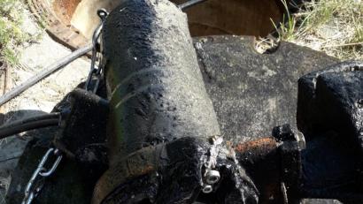 Bild: exb
Feuchttücher und Hygieneartikel bildeten einen Klumpen und machten den Kanal dicht.