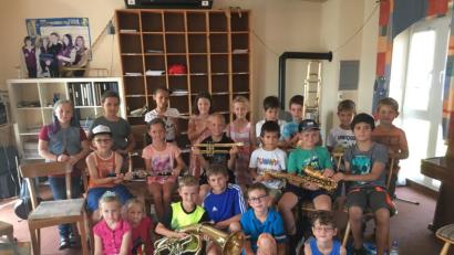 Bild: exb
Der Schnupperunterricht machte den Kindern großen Spaß.